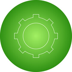 Setting icon single vector illustration