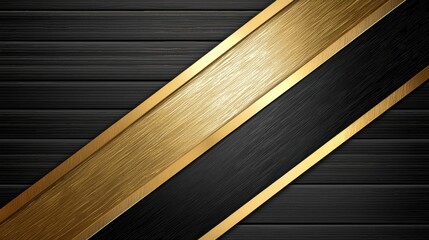 A 3D black and gold backdrop, crafted by an artificial intelligence, exuded an aura of sophistication and depth, reminiscent of the texture of brushed metal. 