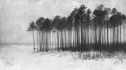 A black and white image, its texture enhanced by a grainy film grain overlay and a subtle blur, reveals a world of faded beauty and forgotten details, with an ethereal, cinematic flare casting 