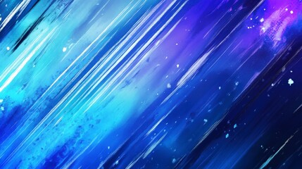 Abstract Diagonal Lines in Vibrant Blue and White Colors