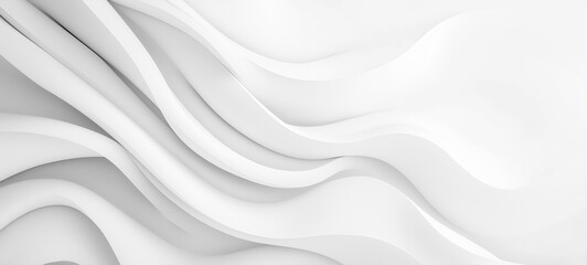 Fototapeta premium white silk background, white wave background, 
