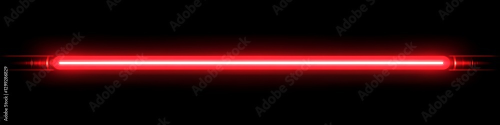 Poster dynamic red flare beam with horizontal speed effect and vibrant light energy