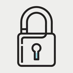 vector lock icon