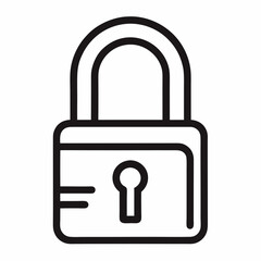 vector lock icon