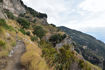Path of the Gods or Sentiero Degli Dei, Agerola, Amalfi, Positano, Kampania, Neapol, Italy