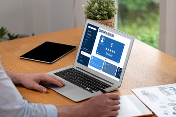 Customer experience and review analysis by brisk computer software for corporate business