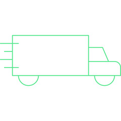 Truck icon single vector illustration