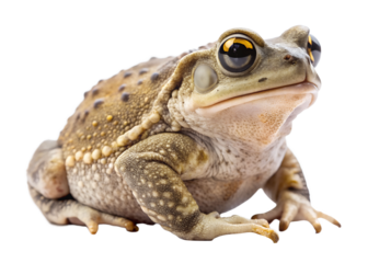 toad isolated on white background