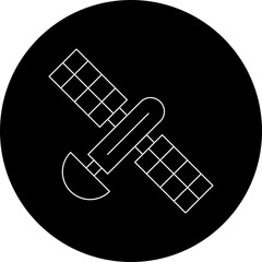 Satellite icon single vector illustration