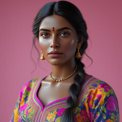 portrait of a young woman