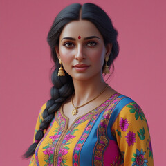 portrait of a young woman