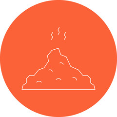 Residue icon single vector illustration