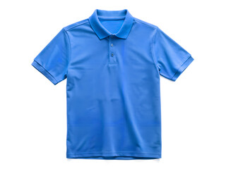 Naklejka premium blue shirt isolated on white background