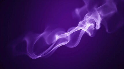 Fototapeta premium White smoke on the purple background 