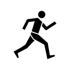 running man silhouette
