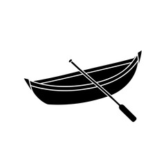 boat on white background