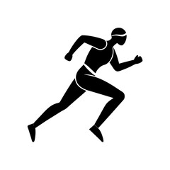 running man silhouette