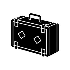 vector illustration of a suitcase