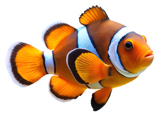 tropical fish isolated on white background