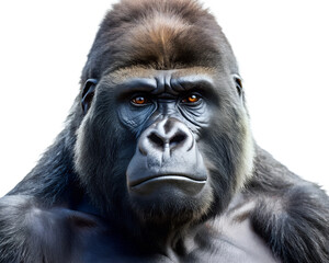 Obraz premium gorilla isolated on white