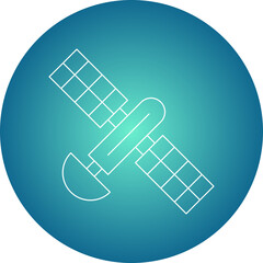 Satellite icon single vector illustration