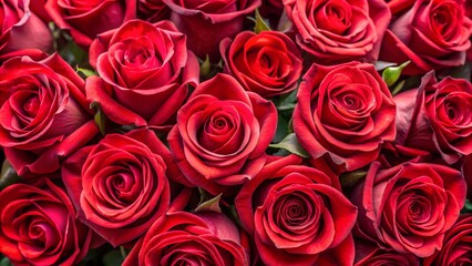 Naklejka premium bouquet of red roses