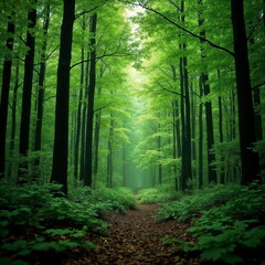 Obraz premium Green Forest