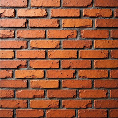 Obraz premium Red brick plain textured wall, photo wallpaper, photo background for shooting