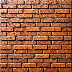 Obraz premium Red brick plain textured wall, photo wallpaper, photo background for shooting
