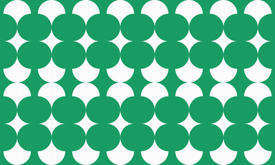 Green harmony wave pattern. A simple geometric pattern with a combination of green and white creates a unique and modern visual effect