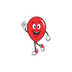 red heart shaped balloon