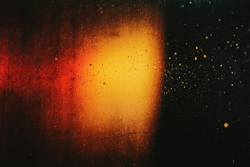 Lens Optical Flare Glare Grunge Scratches and Dust Film Noise Grain Overlay Effect Vintage Retro orange yellow Abstract Light Leaks with Retro Camera Defocused Blur. Screen Overlay Mode for Photo edit