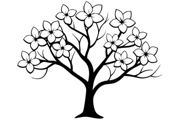 Fototapeta premium Beautiful Dogwood Vector Illustration for Designers