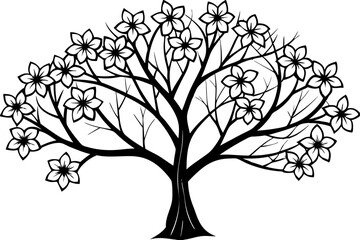 Obraz premium Beautiful Dogwood Vector Illustration for Designers