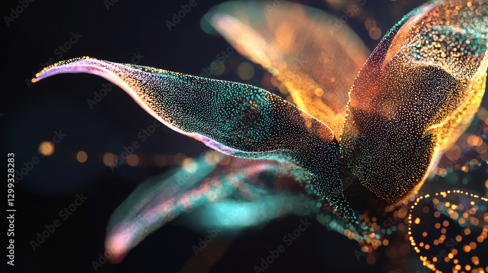 Aufkleber a modern digital abstract 3d background that can be utilized to illustrate network abilities, techno