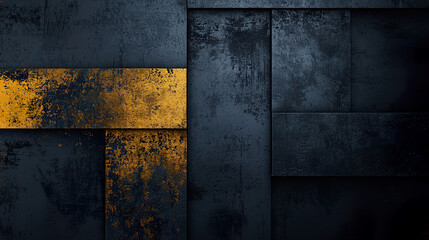Ochre and Slate Layered Brushstroke Design with Halftone Crosshatch and Grunge Smudges for Abstract Backgrounds
