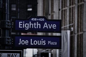 Obraz premium new york street sign