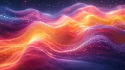 Close up of a Cepheid Variables surface dramatic changes in luminosity causing mesmerizing color shifts