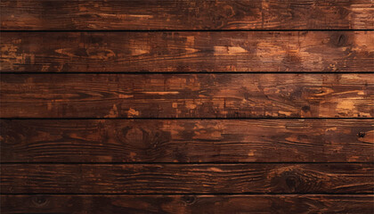 Naklejka premium Brown wooden planks. Wood texture. Wooden background. Wood abstract background top view. 