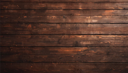 Fototapeta premium Brown wooden planks. Wood texture. Wooden background. Wood abstract background top view. 