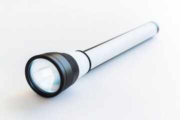 Compact Handheld Dermatoscope for Skin Condition Examination Isolated on White