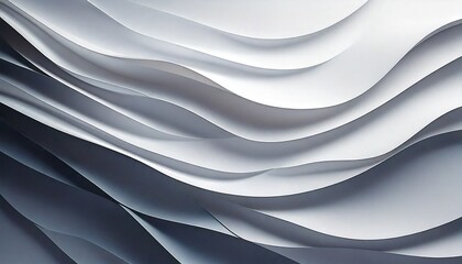 Obraz premium Subtle Layered Texture – Delicately stacked white paper forming a minimalist, sophisticated look.