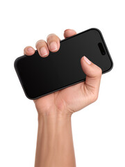 Raised Hand Holding Smartphone – Symbol of Digital Activism