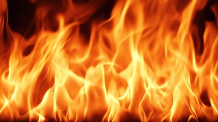 Cyber risk management concept. Vibrant flames flicker against a dark background, showcasing intense colors and dynamic movement.