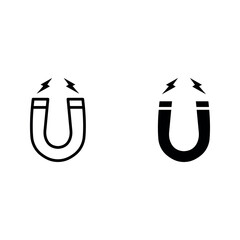 magnet icon set color editable