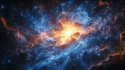 Luminous Blue Variable star undergoing an explosive outburst releasing vast amounts of material into space breathtaking deep space photography