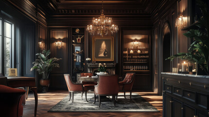 Fototapeta premium Luxurious & Elegant Interior Design 