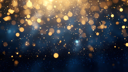 Obraz premium falling blue confetti background