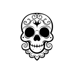 human skull vector illustration