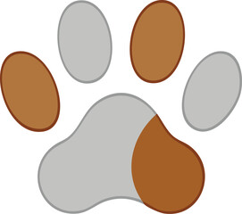 Fototapeta premium vector illustration of a cat and dog